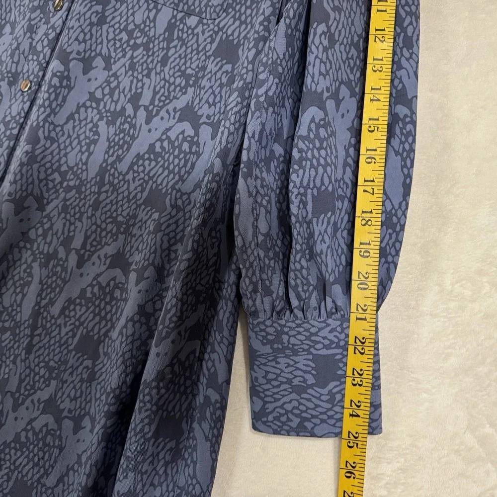 NWT Soft Surroundings‎ Irina Shirt Dress Size XL Midi Belted Long Sleeve Drapey - Picture 13 of 16